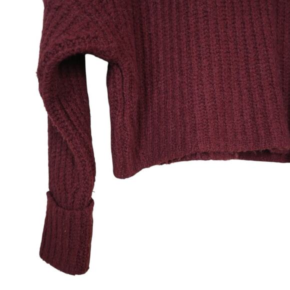 Maeve by Anthropologie Womens XSP Athena Cowl Neck Oversized Sweater - Picture 6 of 10